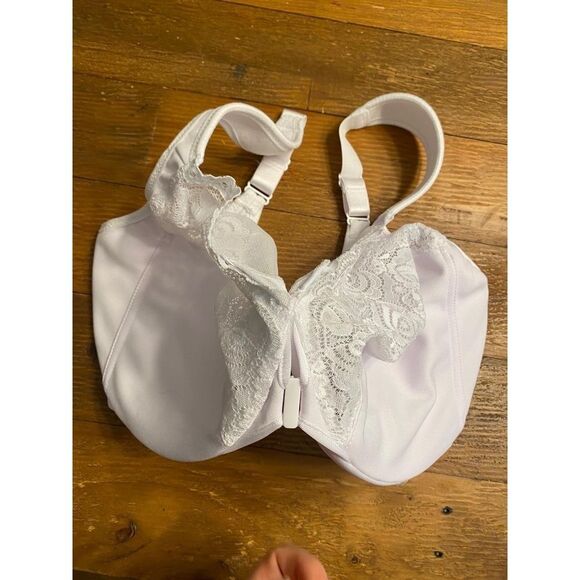Glamorise 34H Front-Closure WonderWire
Bra White Full Figure Supportive - Picture 3 of 8